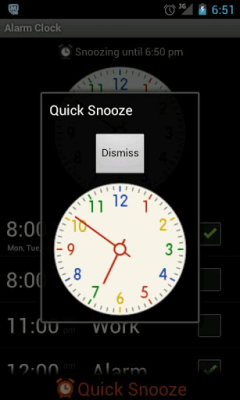 Screenshot of the application Leopard V7 Alarm Clock - #2