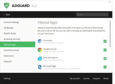 Screenshot of the application AdGuard - #1