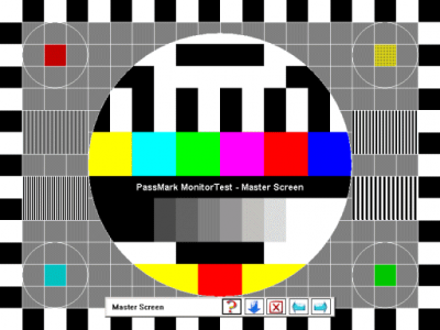 Screenshot of the application MonitorTest - #3
