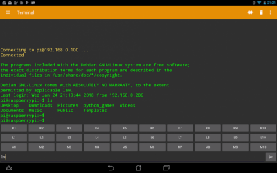Screenshot of the application Serial WiFi Terminal - #9