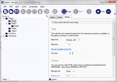 Screenshot of the application Quest for Windows - #7