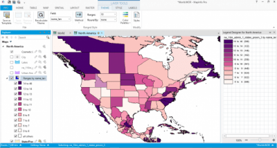 Screenshot of the application MapInfo Professional - #1