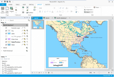 Screenshot of the application MapInfo Professional - #2