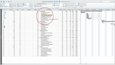 Screenshot of the application Steelray Project Viewer - #3