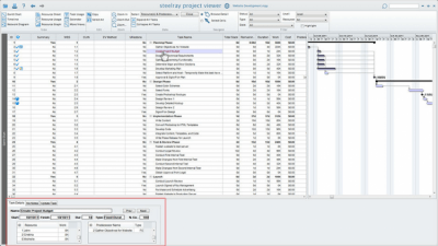 Screenshot of the application Steelray Project Viewer - #4