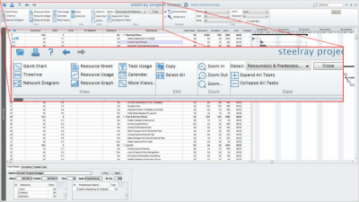 Screenshot of the application Steelray Project Viewer - #5