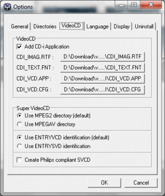 Screenshot of the application VCDGear - #1