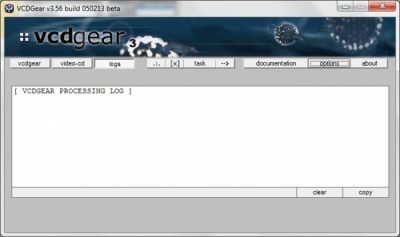 Screenshot of the application VCDGear - #3