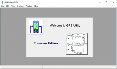 Screenshot of the application GPS Utility - #1