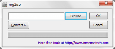 Screenshot of the application Nrg2Iso - #1