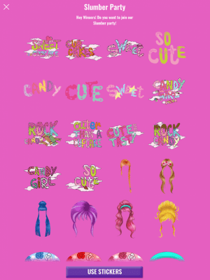 Screenshot of the application The World of Winx Selfies - #6