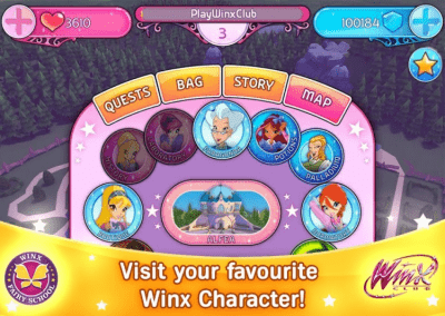 Screenshot of the application Winx School for Wizards - #4