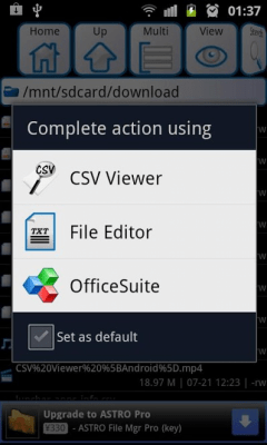 Screenshot of the application CSV Viewer - #6