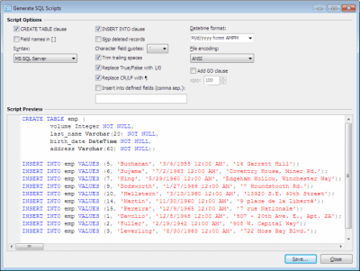 Screenshot of the application DBF Commander Free - #3