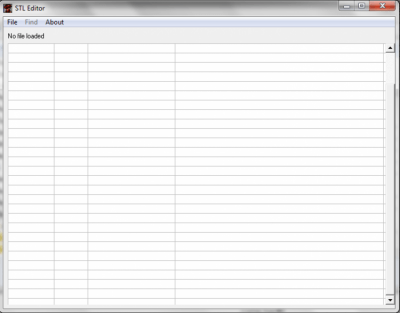 Screenshot of the application Geobot’s STL editor - #3
