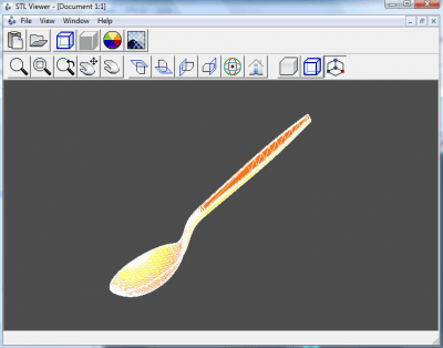 Screenshot of the application ideaMK STL Viewer - #1