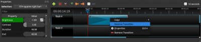 Screenshot of the application OpenShot Video Editor - #4