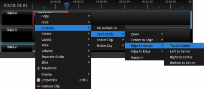Screenshot of the application OpenShot Video Editor - #6