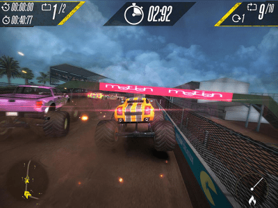 Screenshot of the application Insane Monster Truck Racing - #1