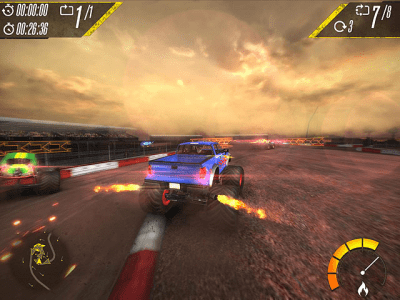 Screenshot of the application Insane Monster Truck Racing - #4
