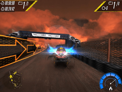 Screenshot of the application Insane Monster Truck Racing - #5