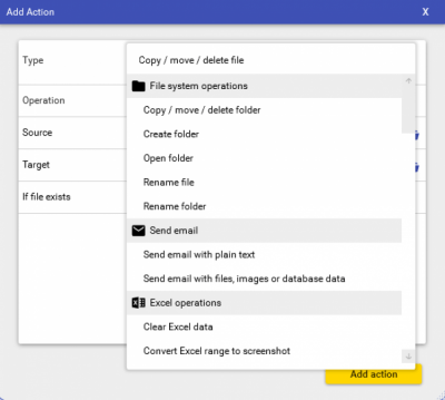 Screenshot of the application RoboIntern - #3