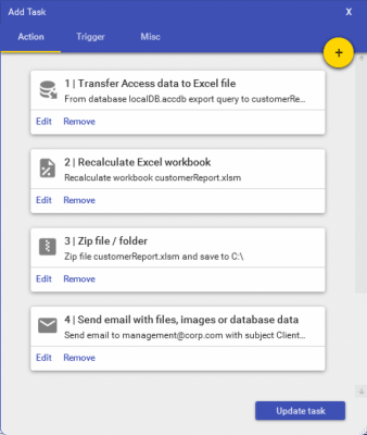 Screenshot of the application RoboIntern - #4