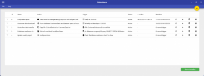 Screenshot of the application RoboIntern - #5
