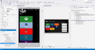 Screenshot of the application Visual Studio 2013 - #1