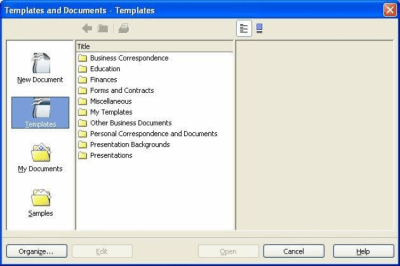 Screenshot of the application OxygenOffice Professional - #4