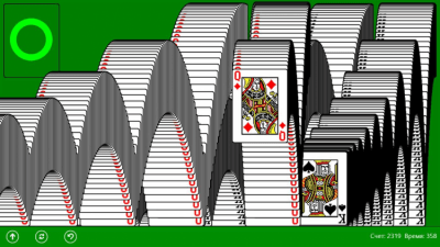 Screenshot of the application Klondike - #3