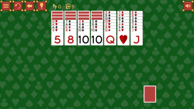 Screenshot of the application Solitaire Scorpion - #1