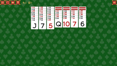 Screenshot of the application Solitaire Scorpion - #3