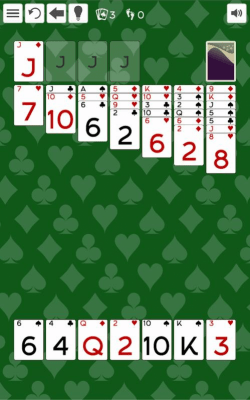 Screenshot of the application Solitaire Agnes - #1