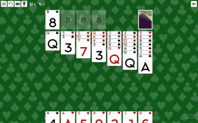Screenshot of the application Solitaire Agnes - #5