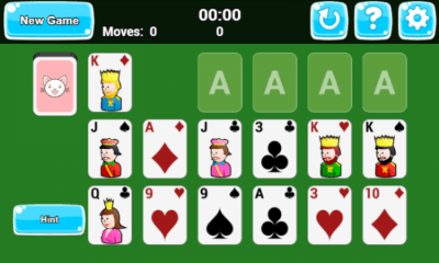 Screenshot of the application Solitaire Fortune - #2