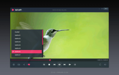 Screenshot of the application Splash - #5