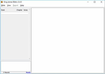 Screenshot of the application King James Bible - #1