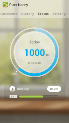 Screenshot of the application Plant Nanny - Water Reminder (old) - #6