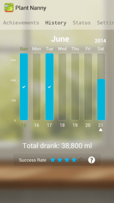 Screenshot of the application Plant Nanny - Water Reminder (old) - #7