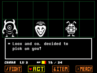 Screenshot of the application Undertale - #5