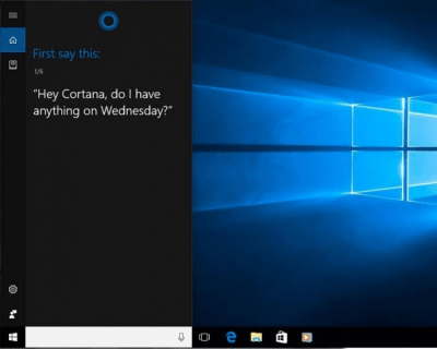 Screenshot of the application Cortana - #2