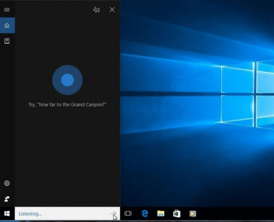 Screenshot of the application Cortana - #3