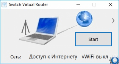 Screenshot of the application Switch Virtual Router - #1