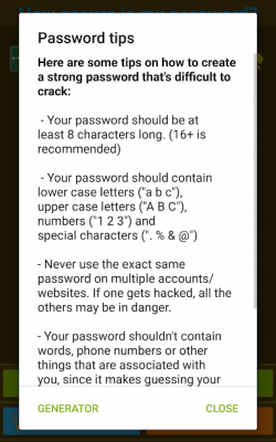 Screenshot of the application How Secure Is My Password? - #4