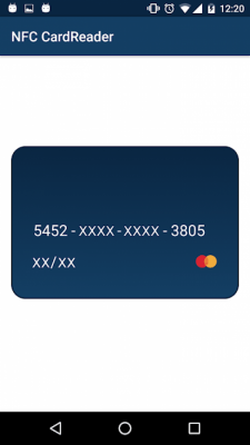 Screenshot of the application CreditCard NFC Reader - #3