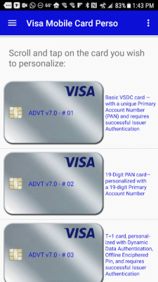 Screenshot of the application VMCP - #3