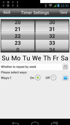 Screenshot of the application EDUP WiFi socket - #3