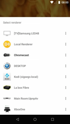 Screenshot of the application BubbleUPnP for DLNA / Chromecast / Smart TV - #2