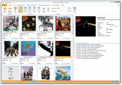 Screenshot of the application My Music Collection - #1